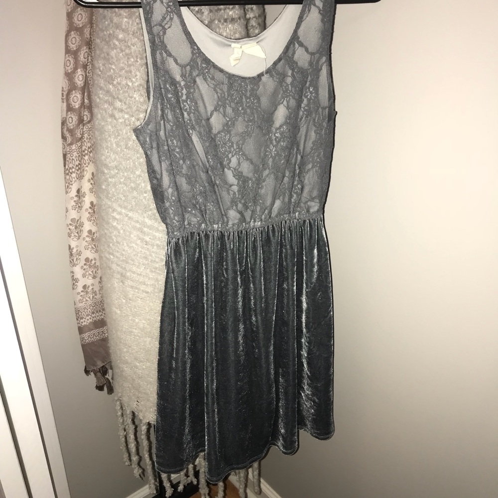 Velvet and Lace Dress